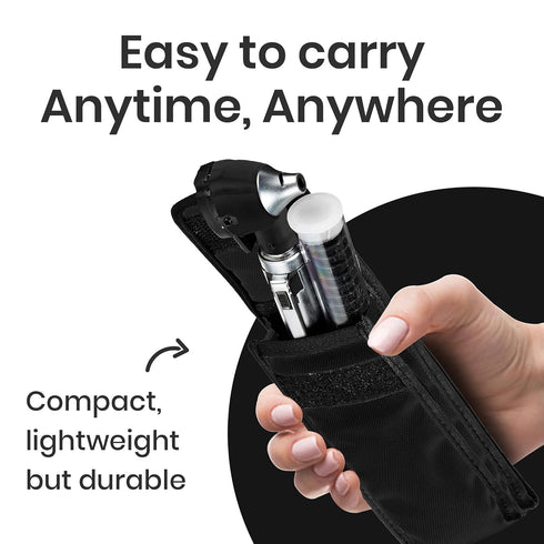 Zyrev ZetaLife Otoscope - Pocket Size Ear Scope with Light for Ear Infection Detection (Black Color)