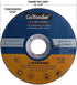 GoYonder 10 Pack 4.5" Cutting Wheel for Metal, Ultra Thin Cut-Off Wheel for Angle Grinders, Blue