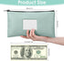 Kynigo 3 Pack 11" 6.3" Bank Deposit Money Bags with Zipper, x Bags Cash Wallet Pouches with Label, PU Leather
