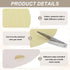 6.7" 2pcs MECCANIXITY Round Lampshade Diffuser, Anti-glare Lamp Shade Diffuser Fabric Lamp Cover for Desk Table Light