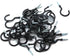 Xiaoyztan 50 Pcs Vinyl Coated Screw-in Hooks, Iron Ceiling Hooks for Wall Hanging Plants, Decoration, or Tools Hanging,