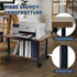 storenization Printer Stand with Storage Shelf, Small Printer Stand for Desk Office Home, Under Desk Printer Table