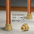 Everflow Supplies Brass Reducing Coupling, 1-1/2 X 1-1/4-Inch, No Lead