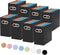 Oterri File Organizer - Small Storage Box, Collapsible Hanging File Organizer for Letter Size, 8 Packs, Black