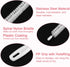 2 18.5 Inches uxcell Pcs Drain Cleaner Brush, Extra Long Stainless Steel & Nylon Pipe Cleaner Brush, White, Medium