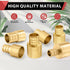 (Pack of 10) EFIELD Pex 1/2" x 3/4" Female Sweat Copper Adapter over Copper Tube Brass Fittings, ASTM F1807