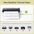 8.5''x11'' (200 Rongta Thermal Printer Paper US Letter Size, Thermal Paper Roll and Single Sheet, Advanced Clear