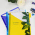 Multicolor Plastic Binder Dividers with One Front Pocket, Tab Binder Divider for 3 Ring Binder, 10 Pack