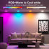6 Inch 16W Box,1350 Scenes,Timer,23 Modes,1 Pack Smart Recessed Lighting RGBCW Color Changing LED Downlights