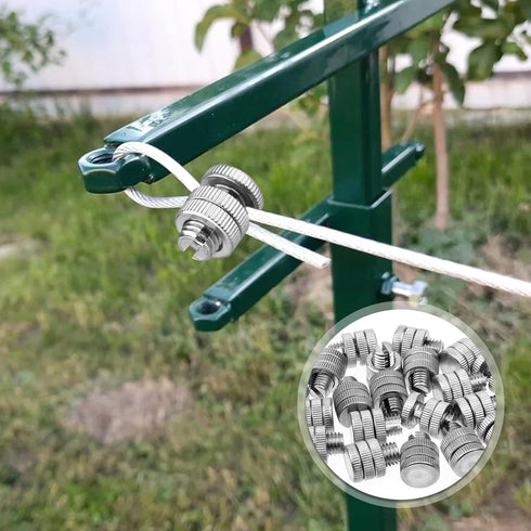 20 Pieces Aluminium Alloy Split Bolt Joint Clamp Wire Connector for Electric Fence