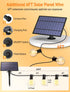 25FT Dimmable 3 10+1 G40 Bulbs Larkvue Solar String Lights Outdoor with Remote, Waterproof Modes Patio Lights with LED
