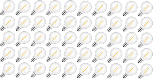 Mlambert G40 LED Replacement Light Bulbs for String Lights, Dimmable E12 Base
