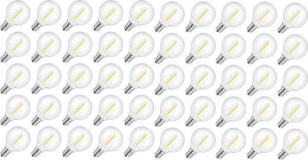Mlambert G40 LED Replacement Light Bulbs for String Lights, Dimmable E12 Base