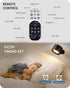 Set 2, 3 3 Dimmable, 360 B02YBP206 Battery Operated Wall Sconce of Rechargeable Wall Lights with Remote Control, Color