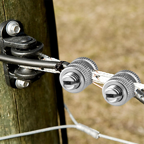 20 Pieces Aluminium Alloy Split Bolt Joint Clamp Wire Connector for Electric Fence
