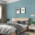 WESTICK Blue Wallpaper, 15.75" x 78" Self Adhesive Peel and Stick Contact Paper for Kitchen Cabinets and Accent Walls