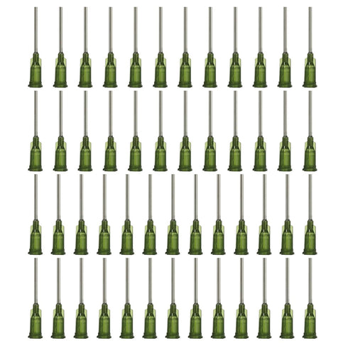PATIKIL Blunt Tip Dispensing Needles, 100 Pcs 1 Inch 14G Industrial Liquid Dispenser Needle for Refilling Liquid