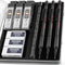 Nicpro 0.5 mm Mechanical Pencil Set with Case, 3PCS MP2000 Metal Artist Pencil with Lead Refills