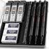 Nicpro 0.5 mm Mechanical Pencil Set with Case, 3PCS MP2000 Metal Artist Pencil with Lead Refills