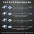 1.4/1.7/2.0//2.5 mm Nozzles HVLP Spray Gun Kits Gravity Feed Air Paint Gun with Spray Paint Gun Automotive with Air
