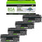 greencycle Compatible Toner Cartridge Replacement for HP 80A CF280A (4-Pack, Black) Work with Laser Jet Pro 400 M401