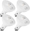 Energetic PAR30 4-Pack Dusk to Dawn LED Outdoor Flood Light Bulb, 850LM,
