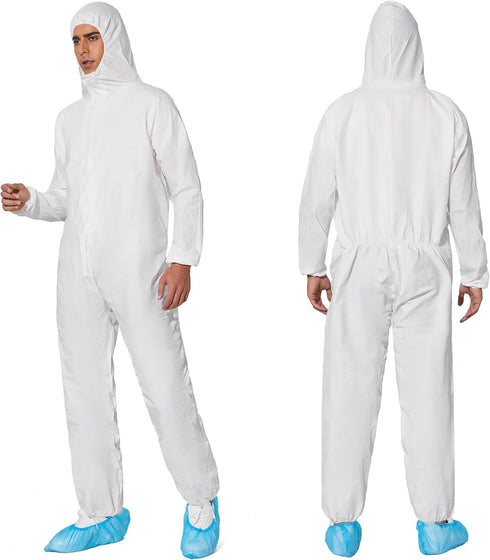 yeecyclean 1-5PCS L-XXXL|Hazmat Suits Disposable|Protective Suits|Disposable Protective Coverall|Work clothing for Keep full body
