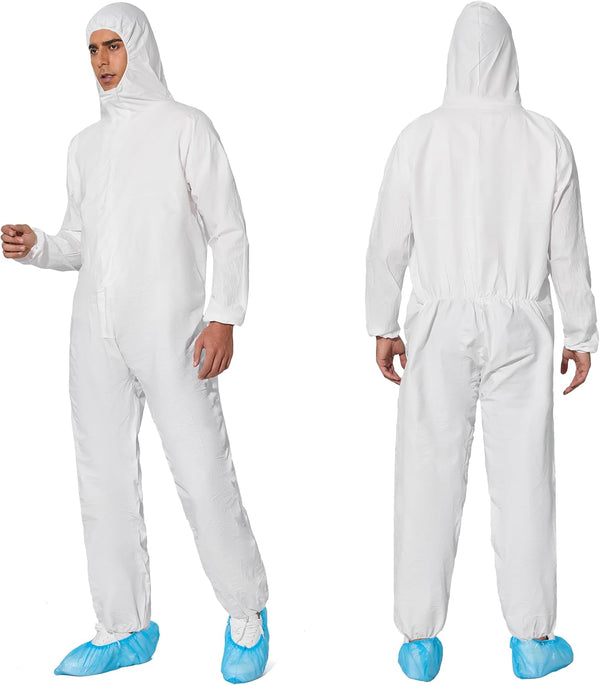yeecyclean 1-5PCS L-XXXL|Hazmat Suits Disposable|Protective Suits|Disposable Protective Coverall|Work clothing for Keep full body