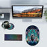 RVHOEZZM Set, Personality Mouse Pad with Coaster Colorful Mandala Fashion Design Mouse Pad Non-Slip Rubber Gaming Mouse