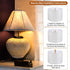 30mm 1/4-27 Inch PATIKIL Lamp Shade Finial, Lamp Finials Caps Knob with Removable Base Threaded Alloy Solid Lamp Finial