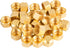 30PCS 3/8-Inch Brass Compression Cap Stop Valve Cap, Brass Compression Fitting