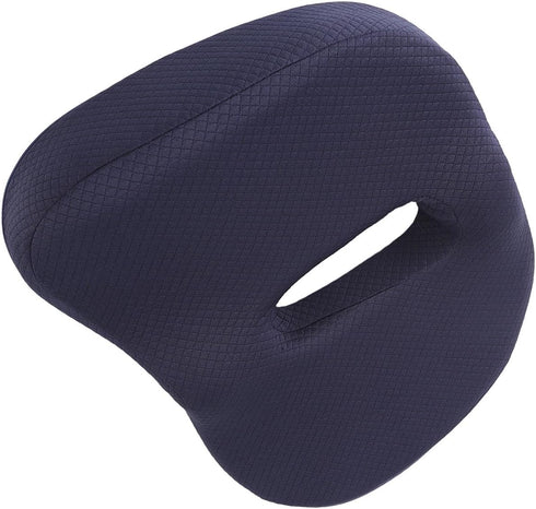 KunEchevyr Orthopedic Donut Pillow, Memory Foam Donut Seat Cushion with Ring Design and Front Groove for Pressure