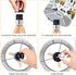 DQWIJAKX91 bulldozer Seamless Dimmable Tripod Table Lamp Hand drawn cute Truck crane excavator Boho pattern Modern