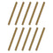uxcell 10pcs Fully Threaded Rods 5/16x3-1/4" Carbon Steel for Furniture Garden Railing Mounting Assembly