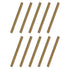 uxcell 10pcs Fully Threaded Rods 5/16x3-1/4" Carbon Steel for Furniture Garden Railing Mounting Assembly