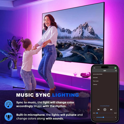 Lights,IP67 (20FT) Neon RGB Rope Waterproof,Flexible Led Rope Lights,Control with App/Remote,Music Sync,for Gaming Room
