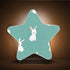 Burbuja 0.2W Bunny LED Night Light Plug into Wall Star-Shaped Nightlight Dusk to Dawn Auto Sensor for Bedroom Bathroom