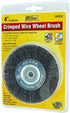 IVY Classic 39052 4-Inch x 1/2 - 3/8-Inch Arbor Carbon Steel Crimped Bench Wire Wheel - 0.012-Inch Coarse