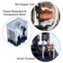 2Pcs HH52P 12VDC 8-Pin 5A Coil Electromagnetic Power Relay - DPDT 2NO+2NC with LED Indicator Light, Base DIN Slotted