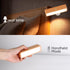 Moroommt Dimmable Wood Wall Sconces Battery Operated, Rechargeable Wall Lights Battery Operated, Stick On Wall Mounted
