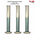 Graduated Measuring Cylinder Polypropylene Plastic, 100ml 3-Pack