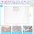 Zhehao 100 Pcs Clear A4 Letter Size Envelopes with Snap Button Closure, Poly Document Folders for School Office