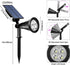 4 180 Area(Purple-1Pack) T-SUN Solar Spotlights, LED Solar Waterproof Outdoor Landscape Lights, Auto-on/Auto-Off by