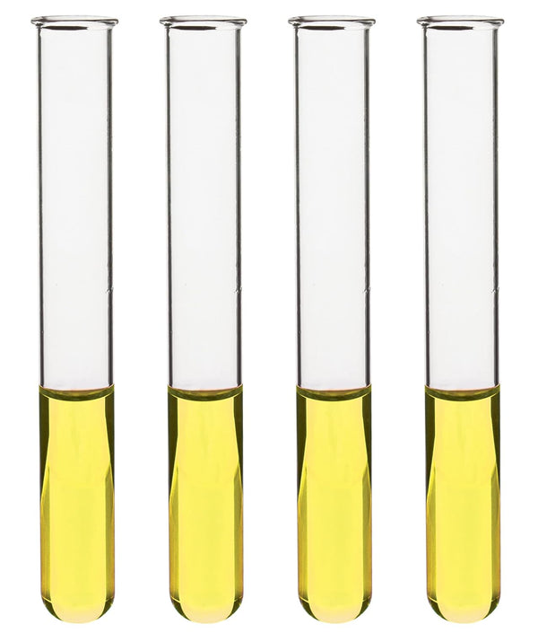 EISCO 5mL Test Tubes - Pack of 48 Borosilicate 3.3 Glass with Superior Heat & Chemical Durability, 3" Tall, 0.5"