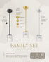 4" Hammered E26 4FY86MIL FEMILA Gold Pendant Light, Pendant Light Fixtures, Kitchen Island Lighting, Glass, Base, BG