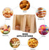 betkou 45 Pack Packaging 48 Paper Bread Bags for Homemade Baking - Tin Tie Tab Lock Sourdough Bag, Large Loaf