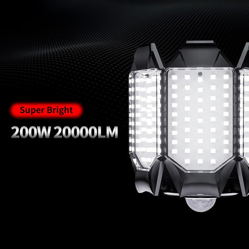 20000LM 200W E26/E27 Motion Sensor Garage Light, Garage Lights Ceiling Led Motion Activated,Motion Light Indoor