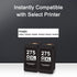 PG-275XL Black Ink Cartridges Combo Pack Remanufactured for Canon 275 XL PG-275 High Yield for PIXMA TS3500 TS3520