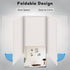 Large Bulletin Board 48 x 36 Inches, Foldable Notice Pin Board for Wall, Decorative Felt Pin Board