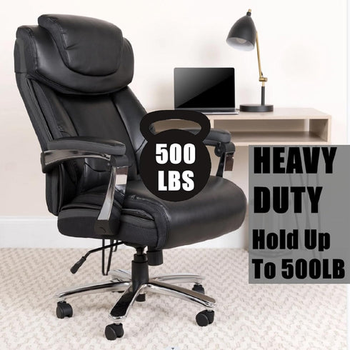 Heavy Duty Office Chair Tilt Control Mechanism Replacement Parts, 500LBs Swivel Tilt Base with 5.95" x 10.15" Mounting